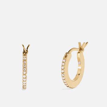 Coach | Coach Women's Pave Huggie Earrings商品图片,