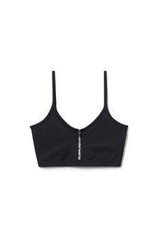 product ATHLETIC LOGO ZIP TANK IN STRETCH KNIT image