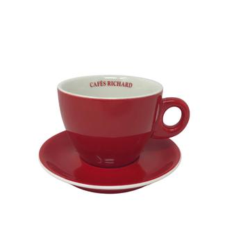 商品Paname Coffee & Tea | Cafés Richard Cappuccino Cup and Saucer,商家French Wink,价格¥218图片