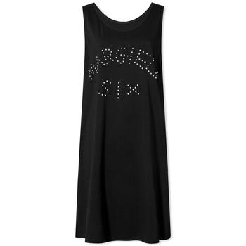 推荐MM6 Maison Margiela Stud Logo Vest Dress商品