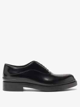 推荐Spazzolato-leather Oxford shoes商品