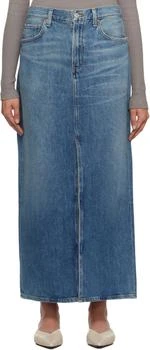 AGOLDE | Blue Leif Denim Maxi Skirt 6.9折