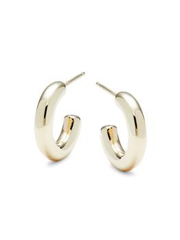 商品14K Yellow Gold Hoop Earrings图片