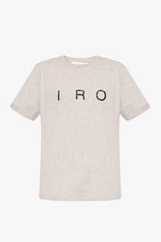IRO | Iro Logo-Print Crewneck T-Shirt商品图片,7.6折