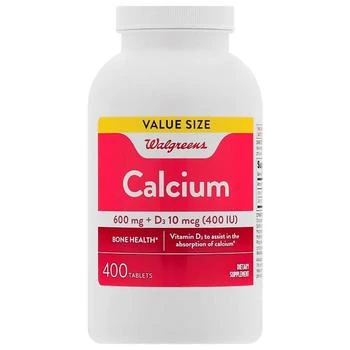 Walgreens | Calcium 600 mg + D3 400 IU Tablets,商家Walgreens,价格¥123