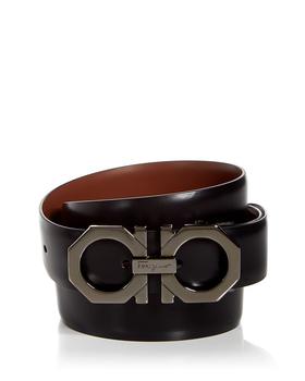 加拿大菲拉格慕腰带, Salvatore Ferragamo | Men's Double Gancini Buckle Leather Belt商品图片 额外9折, 额外九折