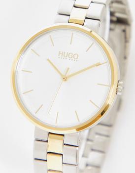 推荐HUGO mix metal bracelet watch in multi 1510101商品