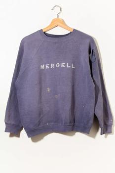 推荐Vintage 1970s Stenciled Name Spell Out Raglan Sweatshirt Distressed商品