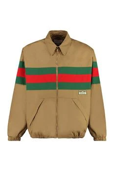 推荐GUCCI ZIPPERED COTTON JACKET商品