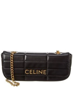 Celine | CELINE Monochrome Quilted Leather Shoulder Bag 7.7折