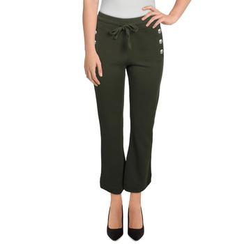 10 Crosby Derek Lam, Derek Lam | Derek Lam 10 Crosby Womens Sian Flared Button Cropped Pants商品图片 0.8折