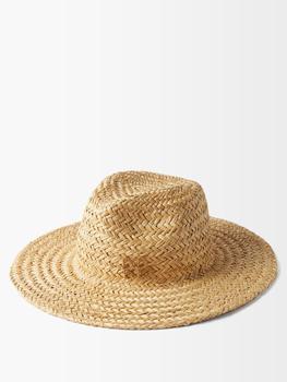 推荐Chain-embellished straw Panama hat商品
