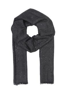 Brunello Cucinelli海淘, Brunello Cucinelli | Brunello Cucinelli Women's  Grey Cashmere Scarf商品图片 9.4折