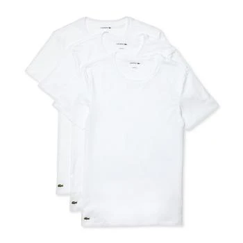 Lacoste | Men's Crew Neck Slim Fit Undershirt Set, 3-Piece 额外7折, 额外七折