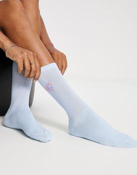 商品ASOS | ASOS DESIGN socks with dolphin motif in blue,商家ASOS,价格¥18图片