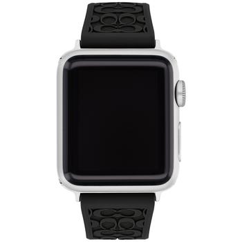 Coach | Black Rubber 38/40/41mm Apple Watch® Band商品图片,7折