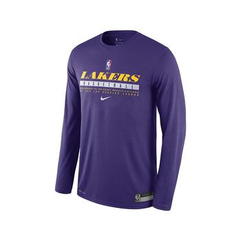 推荐Men's Los Angeles Lakers Practice Long-Sleeve T-Shirt商品