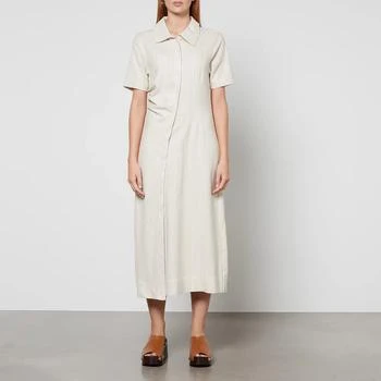 推荐Holzweiler Pepp Cotton and Linen-Blend Midi Dress商品