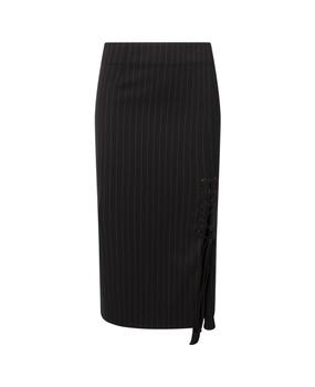推荐High Waist Pianosa Pinstriped Midi Skirt商品