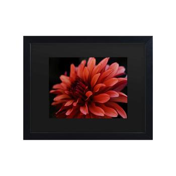 商品Trademark Global | Kurt Shaffer Red Dhalia Matted Framed Art - 15" x 20",商家Macy's,价格¥426图片