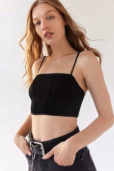 商品Out From Under | Out From Under Fiona Seamless Seamed Bra Top,商家Urban Outfitters,价格¥107图片