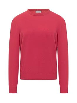 MALO | Malo Malo Raspberry Pink Cashmere Knit Crew Neck,商家Baltini,价格¥3380