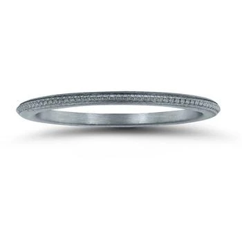 SSELECTS | 1Mm Coin Edge Thin Wedding Band In 14K White Gold,商家Premium Outlets,价格¥968