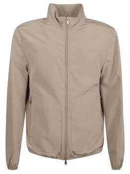 Brunello Cucinelli | Brunello Cucinelli Long Sleeved Zipped Windbreaker Jacket,商家Cettire,价格¥12768