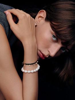 商品hyeres-lor | Silver Baroque Pearl Bead Bracelet,商家W Concept,价格¥1677图片
