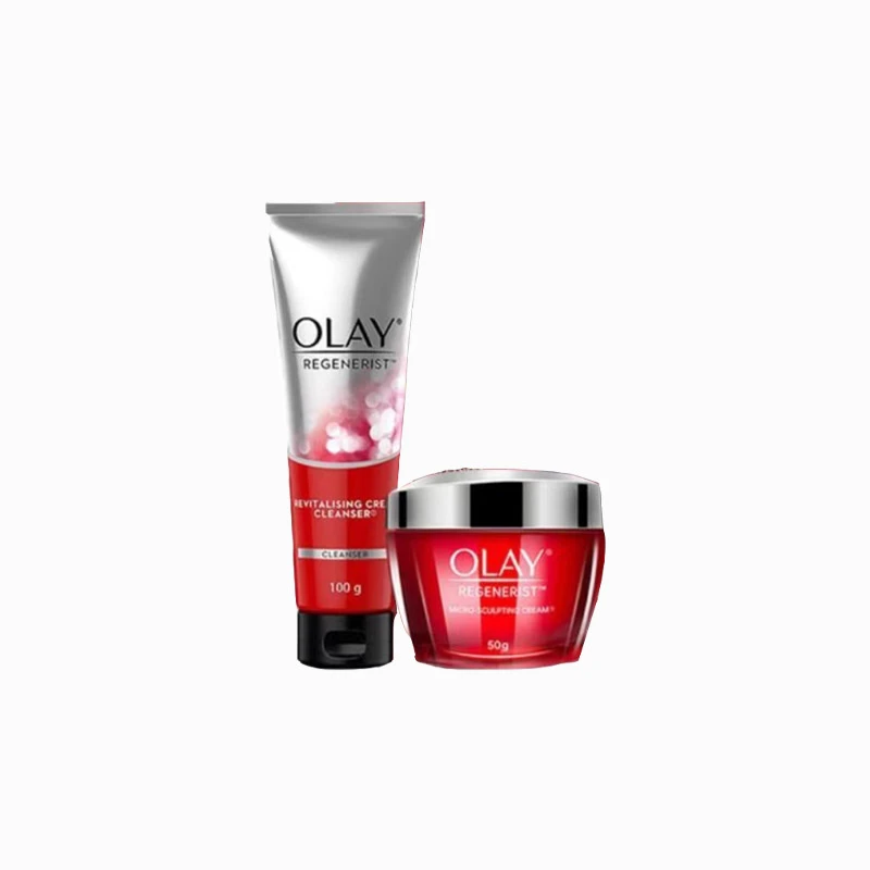 Olay | Olay大红瓶面霜洁面套装(大红瓶面霜50g+深层洁面100ml),商家Xunan,价格¥155