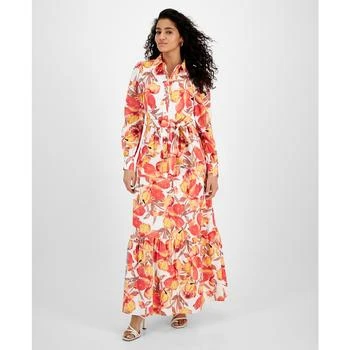 RACHEL Rachel Roy | Women's Pru Floral Maxi Shirt Dress 