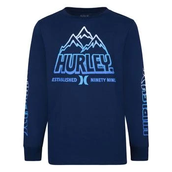 Hurley | Long Sleeve Graphic T-Shirt (Little Kids) 7.5折