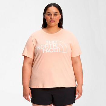 推荐Women's The North Face Half Dome Cotton T-Shirt (Plus Size)商品