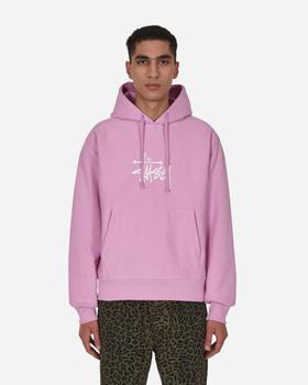 stussy卫衣直邮, STUSSY | Basic Applique Hooded Sweatshirt Pink商品图片 额外8.6折, 额外八六折