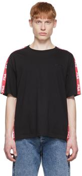 推荐Black FILA Edition Cotton T-Shirt商品