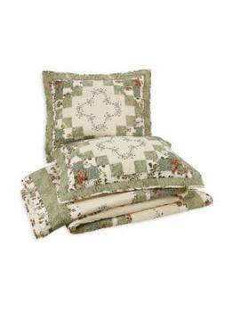 商品Modern Heirloom | Olivia 3-Piece Floral Quilt & Pillow Shams Set,商家Saks OFF 5TH,价格¥944图片
