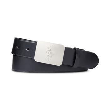 商品Ralph Lauren | Men's Pony-Plaque Leather Belt,商家Macy's,价格¥351图片
