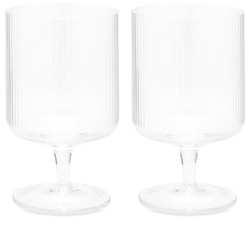 商品Ferm Living | ferm LIVING Ripple Wine Glasses - Set of 2,商家END. Clothing,价格¥340图片