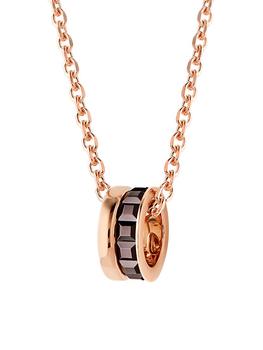 商品Boucheron | Quatre Classique 18K Rose Gold & Brown PVD Pendant Necklace,商家Saks Fifth Avenue,价格¥15027图片