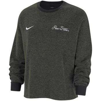 NIKE | Nike Penn State Yoga Script Pullover Sweatshirt - Women's,商家Foot Locker,价格¥617