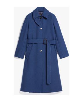 推荐Cappotto Quincy In Lana Cotta Blu 50160226600002商品