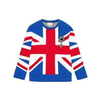 Gucci | Union Jack Jersey Sweatshirt商品图片,3.7折