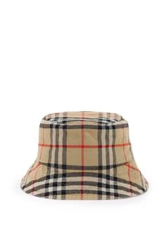 Burberry | Check cotton bucket hat 6.9折