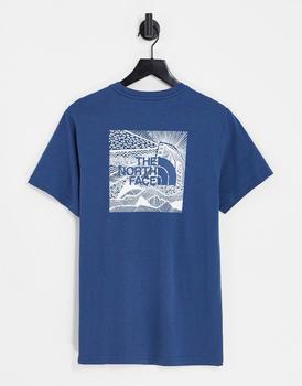 Celebrations, The North Face | The North Face Redbox Celebration back print t-shirt in navy商品图片 