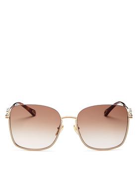 chloe 墨镜是什么牌子, Chloé | Women's Square Sunglasses, 59mm商品图片 6折起