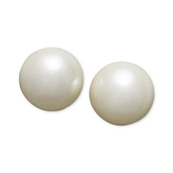 Charter Club | Silver-Tone Imitation Pearl (8mm) Stud Earrings, Created for Macy's,商家Macy's,价格¥156