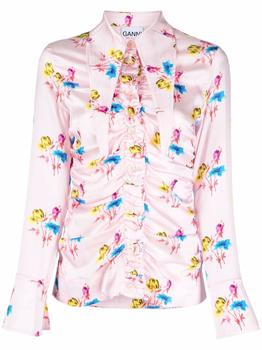 gani, Ganni | Floral shirt商品图片 5折