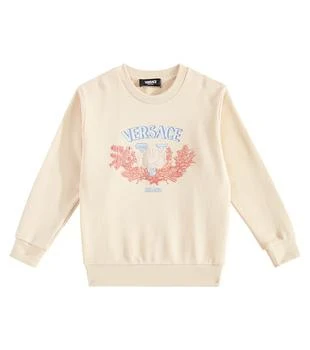 Versace | Logo棉质针织运动衫,商家MyTheresa CN,价格¥2423