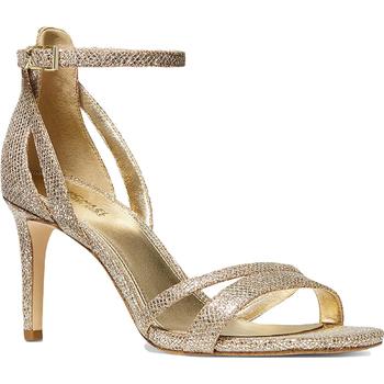 时尚michael kors cece女装, Michael Kors | MICHAEL Michael Kors Womens Kimberly Glitter Open Toed Dress Sandals商品图片 7.2折