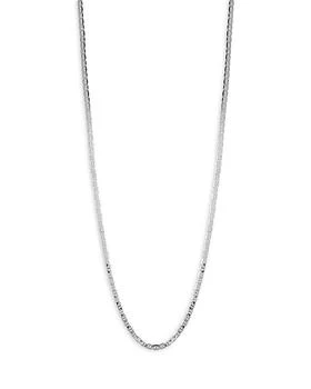 Milanesi And Co | Sterling Silver 3mm Mariner Link Chain Necklace, 20",商家Bloomingdale's,价格¥1119